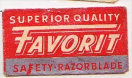 RAZOR BLADE RASIERKLINGE FAVORIT SUPERIOR QUALITY  SAFETY- RAZOR BLADE  Nicht Ohne Rasierer Gefüllt - Razor Blades