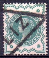 Grande Bretagne ; Great Britain , 1887 ; N° Y: 92 ; Ob. Cachet Triangle; " Victoria " Cote Y : 1.50 E. - Oblitérés