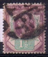 Grande Bretagne ; Great Britain , 1887 ; N° Y: 93 ; Ob. ; " Victoria " Cote Y : 5.00 E. - Oblitérés