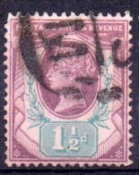 Grande Bretagne ; Great Britain , 1887 ; N° Y: 93 ;teinte Bleue ; Ob. ; " Victoria " Cote Y : 5.00 E. - Used Stamps