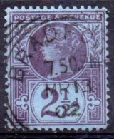 Grande Bretagne ; Great Britain , 1887 ; N° Y: 95 ; Ob. ; " Victoria " Cote Y : 2.00 E. - Oblitérés
