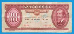 HUNGRIA - HUNGARY -  100 Forint  1989  P-171 - Hongarije