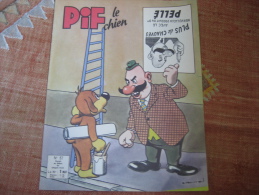 Les Aventures De Pif Le Chien N° 57 De Novembre 1962 Humanité Arnal Vaillant Gadget Placid Muzo Arthur - Pif - Autres