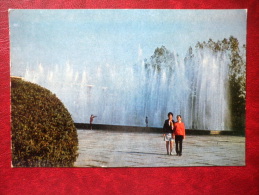Fountains At Auezov Theatre Square - Almaty - Alma-Ata - 1974 - Kazakhstan USSR - Unused - Kasachstan