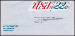 United States 1978, Aerogramme Washington To Wien - 3c. 1961-... Storia Postale