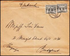 Netherlands 1937, Cover Bussumto Budapest - Cartas & Documentos