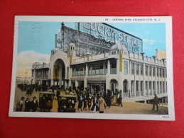 New Jersey > Atlantic City Cental Pier  Adv Lucky Strike Cigaraette No Stamp 1927   Cancel   Ref 1025 - Atlantic City