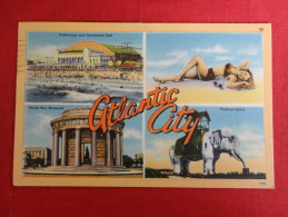 New Jersey >>> Atlantic City  Multi View 1951   Cancel   Ref 1025 - Atlantic City