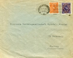 Germany- Cover Posted From Charlottenburg [canc. 9.1.1923] To Hamburg - Autres & Non Classés