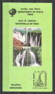 INDIA, 2003, Waterfalls Of India,  Water Fall. Nature, Geography,  Brochure, Folder. - Cartas & Documentos