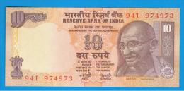 INDIA - 10 Rupias ND SC   P-89 GANDHI  Serie 94T - Indien