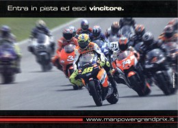 Valentino Rossi & Manpower - Promocard - Moto Sport