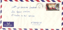 N°Y&T PA308     NOUMEA MARINE      Vers FRANCE  Le  31 JANVIER1994 - Lettres & Documents