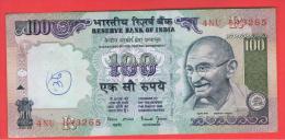 INDIA -100 Rupias ND  P-91  Serie 4NU  GANDHI - Inde