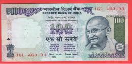 INDIA -100 Rupias ND  P-91  Serie 1GL  GANDHI - India