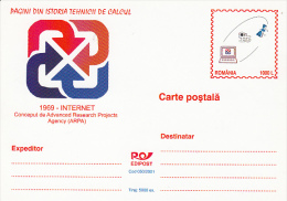 COMPUTERS, IT, INTERNET, PC STATIONERY, ENTIERE POSTAUX, UNUSED, 2001, ROMANIA - Computers