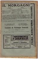 RIVISTA - IL MORGAGNI - 1912 - PRIMO SANATORIO ITALIANO - MILANO - Old Books