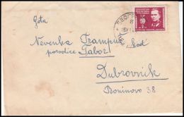 Yugoslavia 1945, Cover Beograd To Dubrovnik - Brieven En Documenten