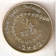MONEDA DE FRANCIA DE 1/4 DE EURO DEL AÑO 2002 (RARA) - Sonstige & Ohne Zuordnung