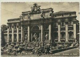 ROMA -LA FONTANA DI TREVI -VIAGG.1954 - Fontana Di Trevi