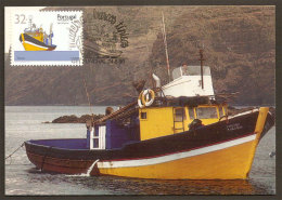 Portugal Madère Bateaux Typique De Pêche 1990 Carte Maximum Portugal Madeira Fishing Typical Boat Maxicard - Tarjetas – Máximo