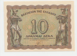 Greece 10 Drachmai 1944 UNC NEUF Banknote P 322 - Greece