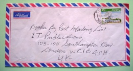 Malawi 1993 Cover To England - International Space Year - Kanjedza Ground Station - Antenna - Malawi (1964-...)