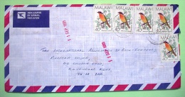 Malawi 1995 Cover To England UK - Birds - Malawi (1964-...)