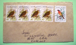 Malawi 1997 Cover To England - Birds - Malawi (1964-...)