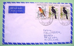 Malawi 1997 Cover To England - Birds Hornbill - Malawi (1964-...)