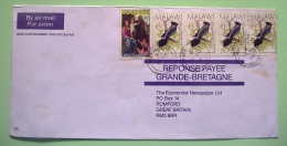 Malawi 1998 Cover To England - Birds - Christmas - Holy Family - Malawi (1964-...)