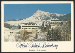 KITZBÜHEL Tirol Hotel SCHLOSS LEBENBERG 1989 - Kitzbühel