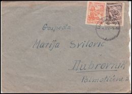 Yugoslavia 1952, Cover Ljubljana To Dubrovnik - Storia Postale