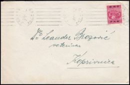 Yugoslavia 1950, Cover Zagreb To Koprivnica - Brieven En Documenten