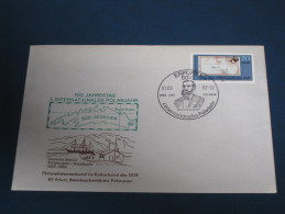 Brief Cover DDR Deutschland 1982 Erfurt 1. Int. Polarjahr Antarktis 100. Jahresstag Deutsche Station Südgeorgien - Royal - Franking Machines (EMA)