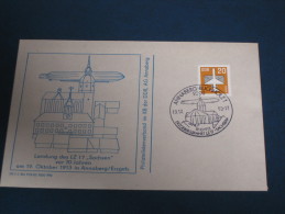 Brief Cover DDR Deutschland 1983 LUFTPOST LUFTSCHIFF LZ 17 Sachsen Zeppelin Erzgebirge Annaberg Buchholz - Máquinas Franqueo (EMA)