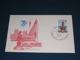 Postkarte Card  DDR Deutschland 1979 Dresden Nationale Briefmarkenausstellung Der DDR - Maschinenstempel (EMA)