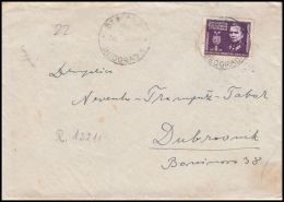 Yugoslavia 1945, Cover Beograd To Dubrovnik - Briefe U. Dokumente