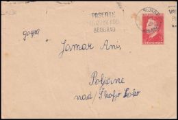 Yugoslavia 1951, Prestamped Envelope Ljubljana To Škofja Loka - Brieven En Documenten