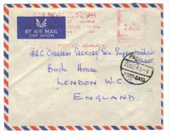 VER2602 - EGITTO , Rossa Da Port Said 28/09/1960 Per Londra - Briefe U. Dokumente