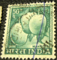 India 1967 Fruit Mangoes 50p - Used - Used Stamps