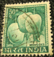 India 1967 Fruit Mangoes 50p - Used - Used Stamps