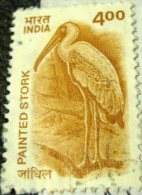 India 2000 Painted Stork 4.00 - Used - Gebraucht
