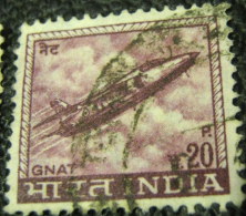 India 1965 Gnat Fighter Plane 20p - Used - Used Stamps