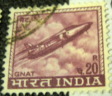 India 1965 Gnat Fighter Plane 20p - Used - Gebraucht