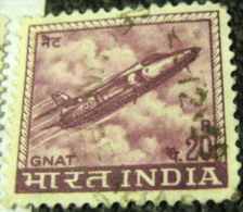 India 1965 Gnat Fighter Plane 20p - Used - Gebraucht