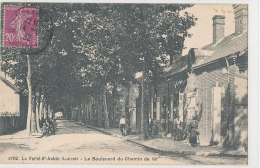 45 // LA FERTE ST AUBIN   Le Boulevard Du Chemin De Fer  4702 - La Ferte Saint Aubin