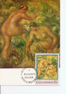 Nus -Renoir ( CM De Roumanie De 1974 Avec Timbre De BF à Voir-) - Desnudos