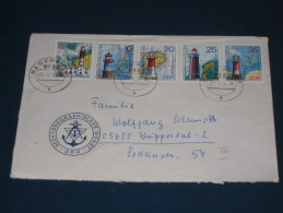 Brief Cover  DDR Deutschland 1975 Satzbrief Radebeul Leuchtturn Keuchttürme Lighthouse Lighthouses - Lettres & Documents