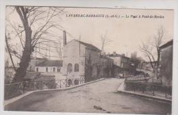 CPA DPT 47,LAVARDAC  BARBASTE, LE PONT A PONT DE BORDES - Lavardac